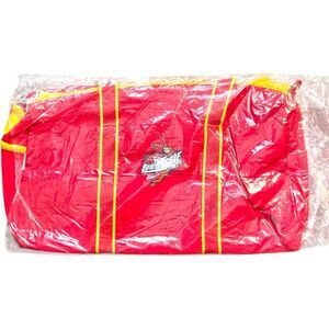 Alan Stuart Iowa State Cyclones Red Duffel Bag with Yellow Accents